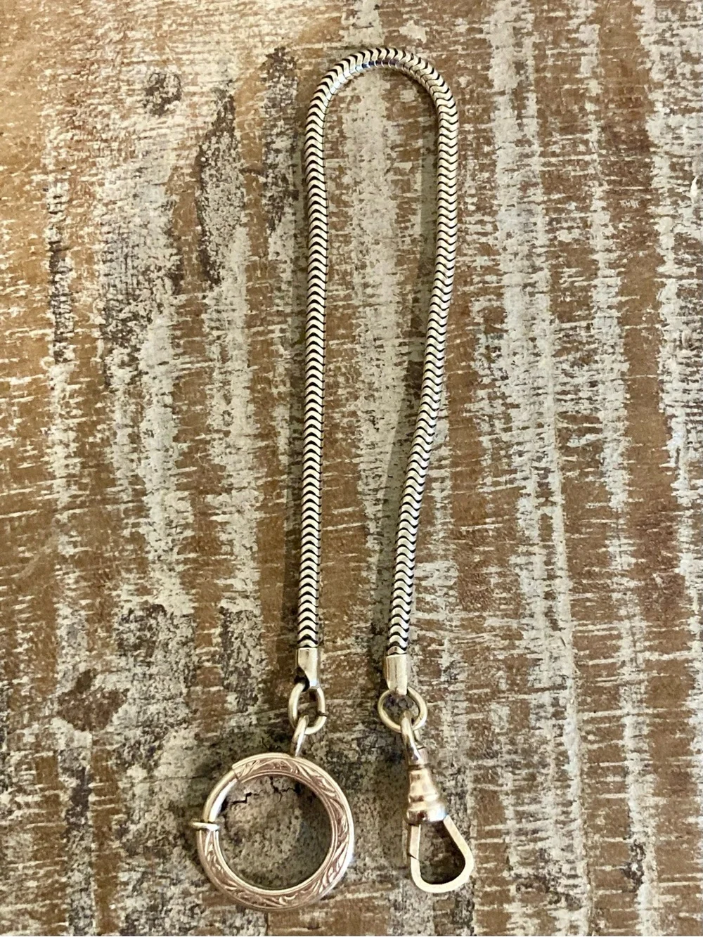 Vintage 12K Gold Filled Watch Chain 1/20 GF